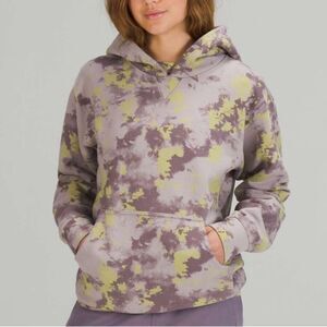 Lululemon All Yours Hoodie in Orbital Tie Dye Mauve Grey Multi